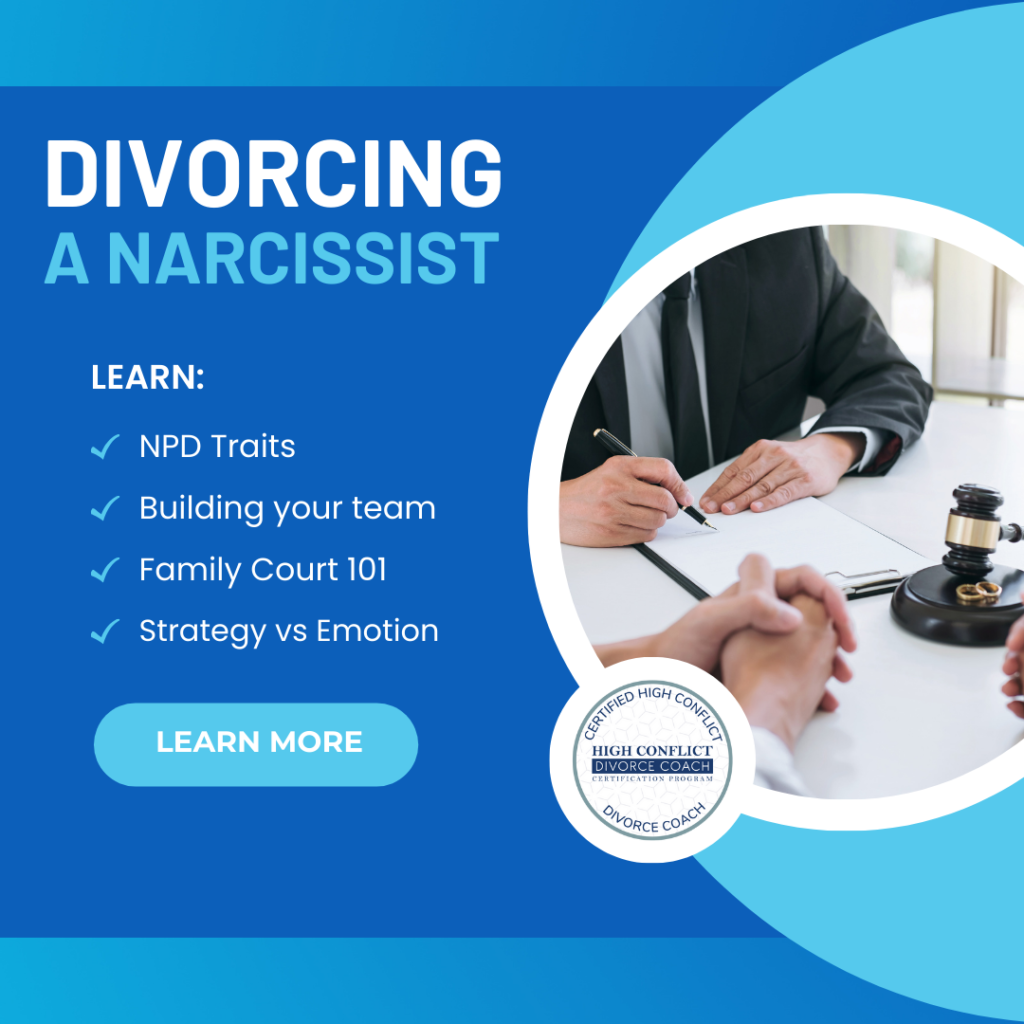 Online resources for divorcing a narcissist